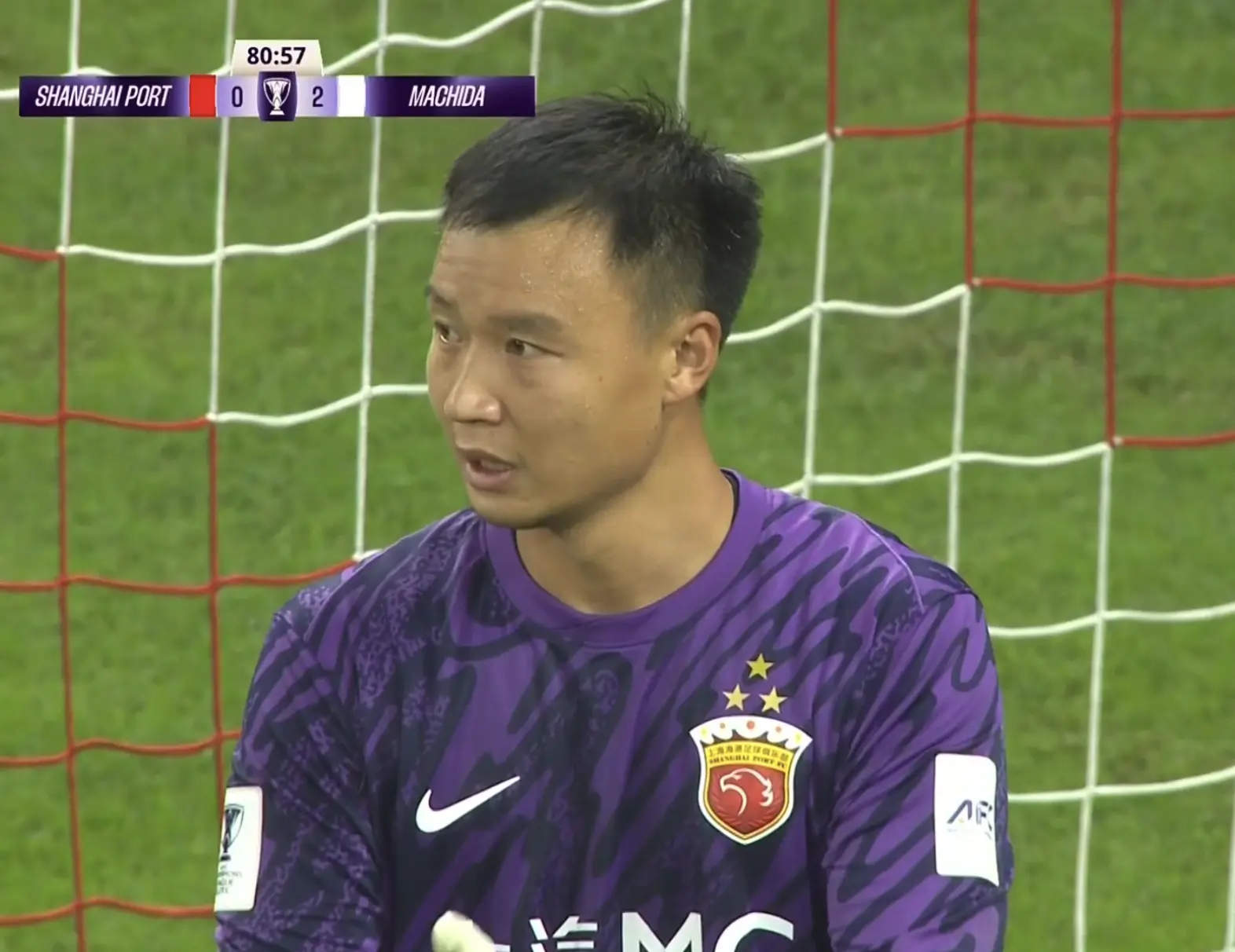 落败, 随着海港, 脚攻门 落败, 随着海港, 脚攻门